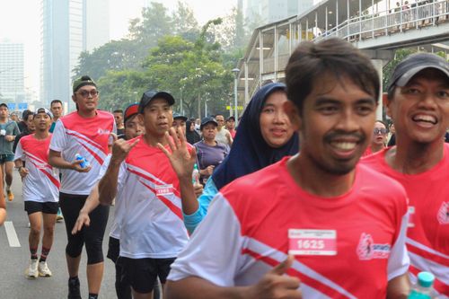 Race photo from Smartfren Run 2024 Vibes