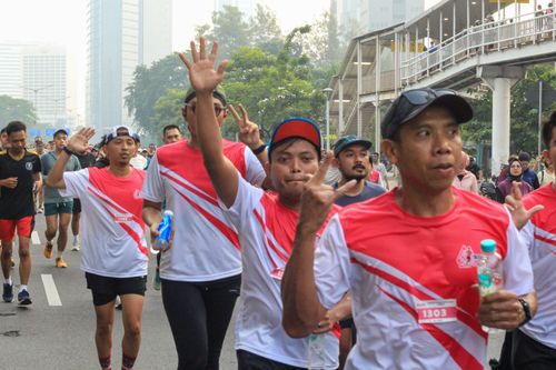 Race photo from Smartfren Run 2024 Vibes