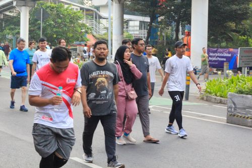 Race photo from Smartfren Run 2024 Vibes