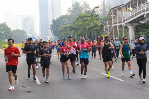 Race photo from Smartfren Run 2024 Vibes