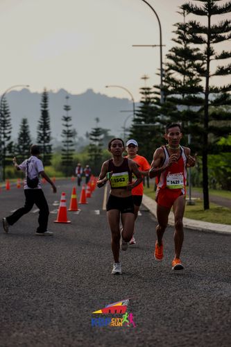 Race photo from CISANGKAN KBP CITY RUN 2025