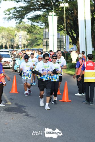 Race photo from Taman Budaya x BOGORUN 2025