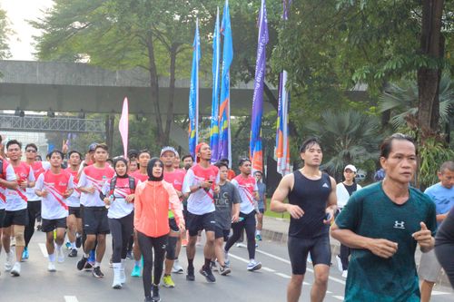 Race photo from Smartfren Run 2024 Vibes