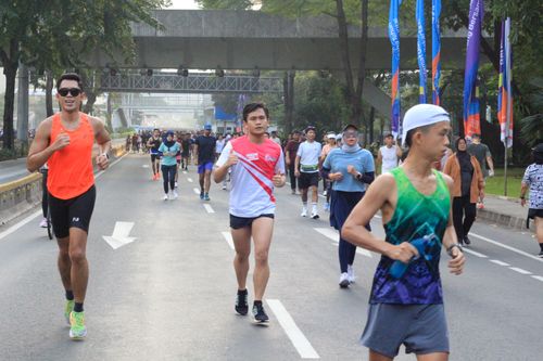 Race photo from Smartfren Run 2024 Vibes