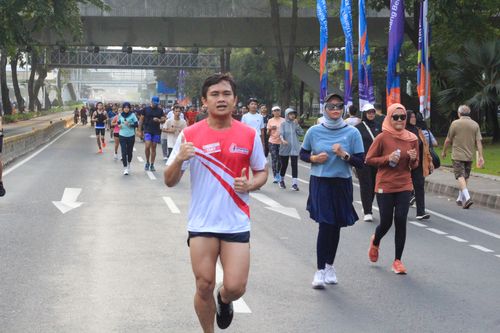 Race photo from Smartfren Run 2024 Vibes