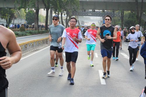 Race photo from Smartfren Run 2024 Vibes