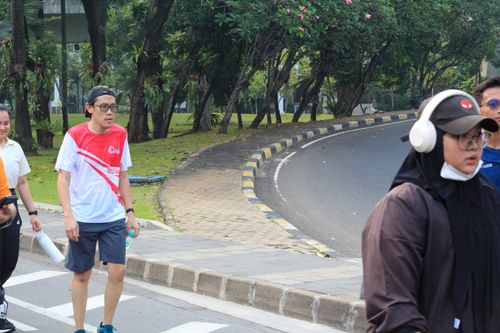 Race photo from Smartfren Run 2024 Vibes