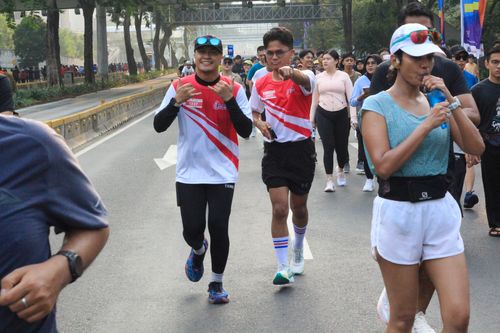 Race photo from Smartfren Run 2024 Vibes