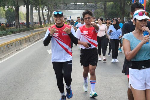 Race photo from Smartfren Run 2024 Vibes