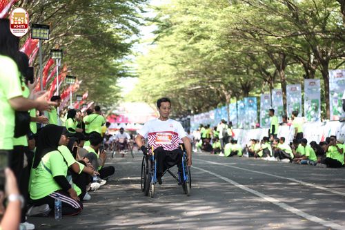 Race photo from Kediri Half Marathon 2024