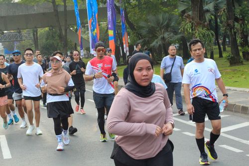 Race photo from Smartfren Run 2024 Vibes