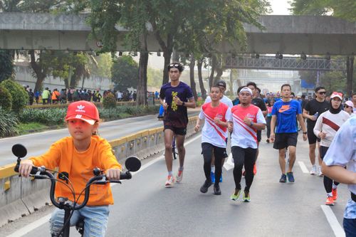 Race photo from Smartfren Run 2024 Vibes