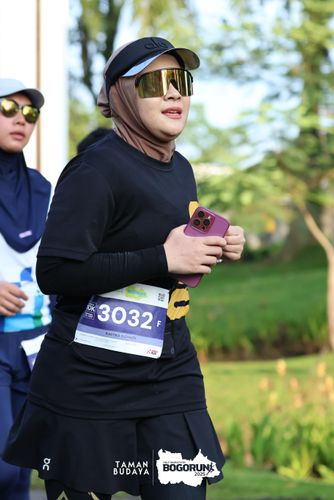 Race photo from Taman Budaya x BOGORUN 2025