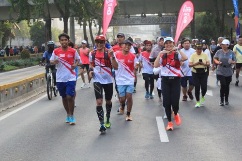 Race photo from Smartfren Run 2024 Vibes