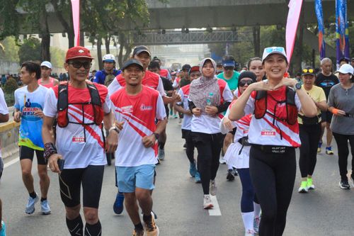 Race photo from Smartfren Run 2024 Vibes