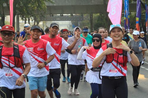 Race photo from Smartfren Run 2024 Vibes
