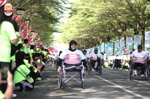 Race photo from Kediri Half Marathon 2024