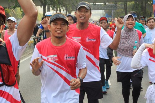 Race photo from Smartfren Run 2024 Vibes
