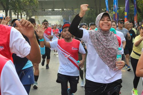 Race photo from Smartfren Run 2024 Vibes