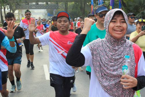 Race photo from Smartfren Run 2024 Vibes