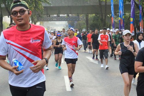 Race photo from Smartfren Run 2024 Vibes
