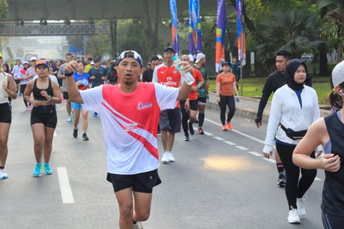 Race photo from Smartfren Run 2024 Vibes