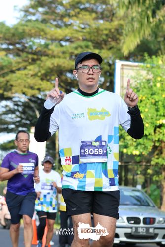 Race photo from Taman Budaya x BOGORUN 2025