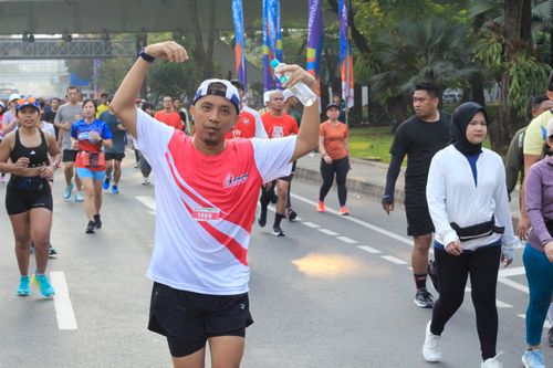 Race photo from Smartfren Run 2024 Vibes