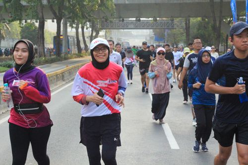 Race photo from Smartfren Run 2024 Vibes
