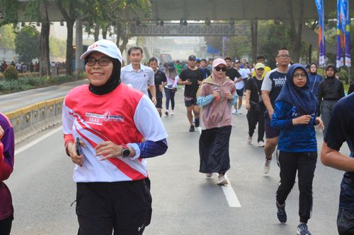 Race photo from Smartfren Run 2024 Vibes