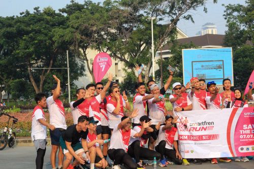 Race photo from Smartfren Run 2024 Vibes