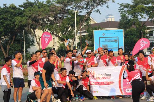 Race photo from Smartfren Run 2024 Vibes