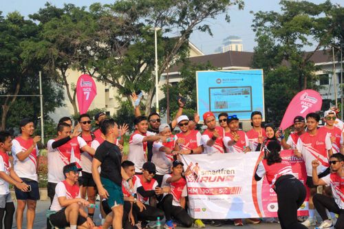 Race photo from Smartfren Run 2024 Vibes