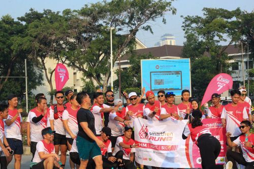 Race photo from Smartfren Run 2024 Vibes