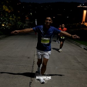 Race photo from BOGORUN 2026