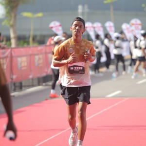 Race photo from KEDIRI HALF MARATHON 2026