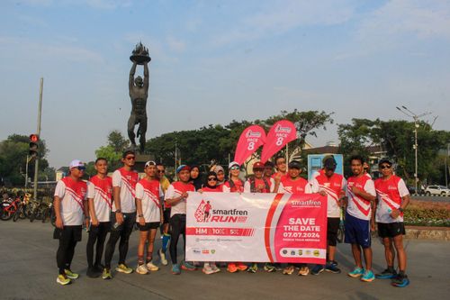 Race photo from Smartfren Run 2024 Vibes