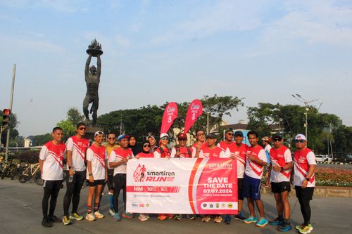 Race photo from Smartfren Run 2024 Vibes