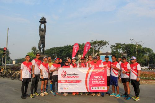 Race photo from Smartfren Run 2024 Vibes
