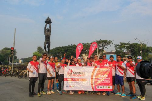 Race photo from Smartfren Run 2024 Vibes