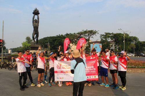Race photo from Smartfren Run 2024 Vibes
