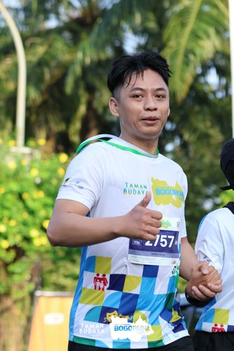 Race photo from Taman Budaya x BOGORUN 2025
