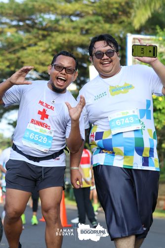 Race photo from Taman Budaya x BOGORUN 2025