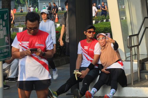 Race photo from Smartfren Run 2024 Vibes