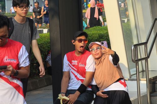 Race photo from Smartfren Run 2024 Vibes