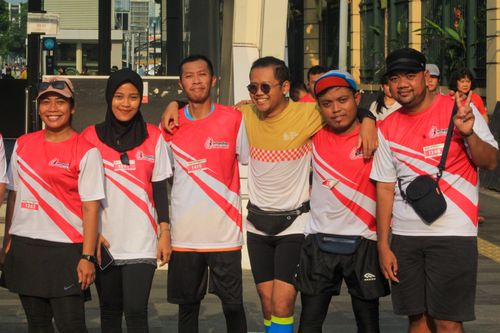 Race photo from Smartfren Run 2024 Vibes
