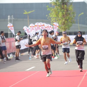Race photo from KEDIRI HALF MARATHON 2026