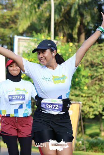 Race photo from Taman Budaya x BOGORUN 2025
