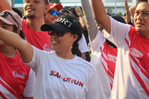 Race photo from Smartfren Run 2024 Vibes