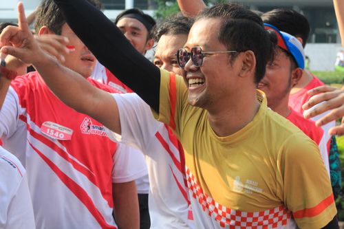 Race photo from Smartfren Run 2024 Vibes